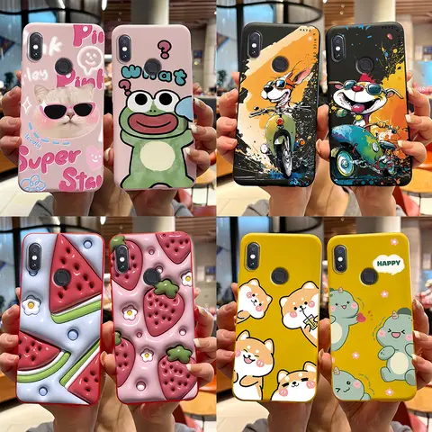 For Xiaomi Redmi Note 5 Case Redmi Note 5 Pro Cover Cute Bear Cartoon Frog Shockproof Silicone Soft Bumper For Redmi Note5 Funda