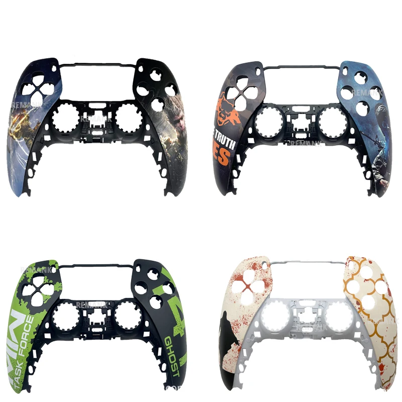 REMANK-Juste de protection pour manette PS5, édition limitée, coque appropriée, remplacement des plaques avant et arrière, étui à poignée PS5