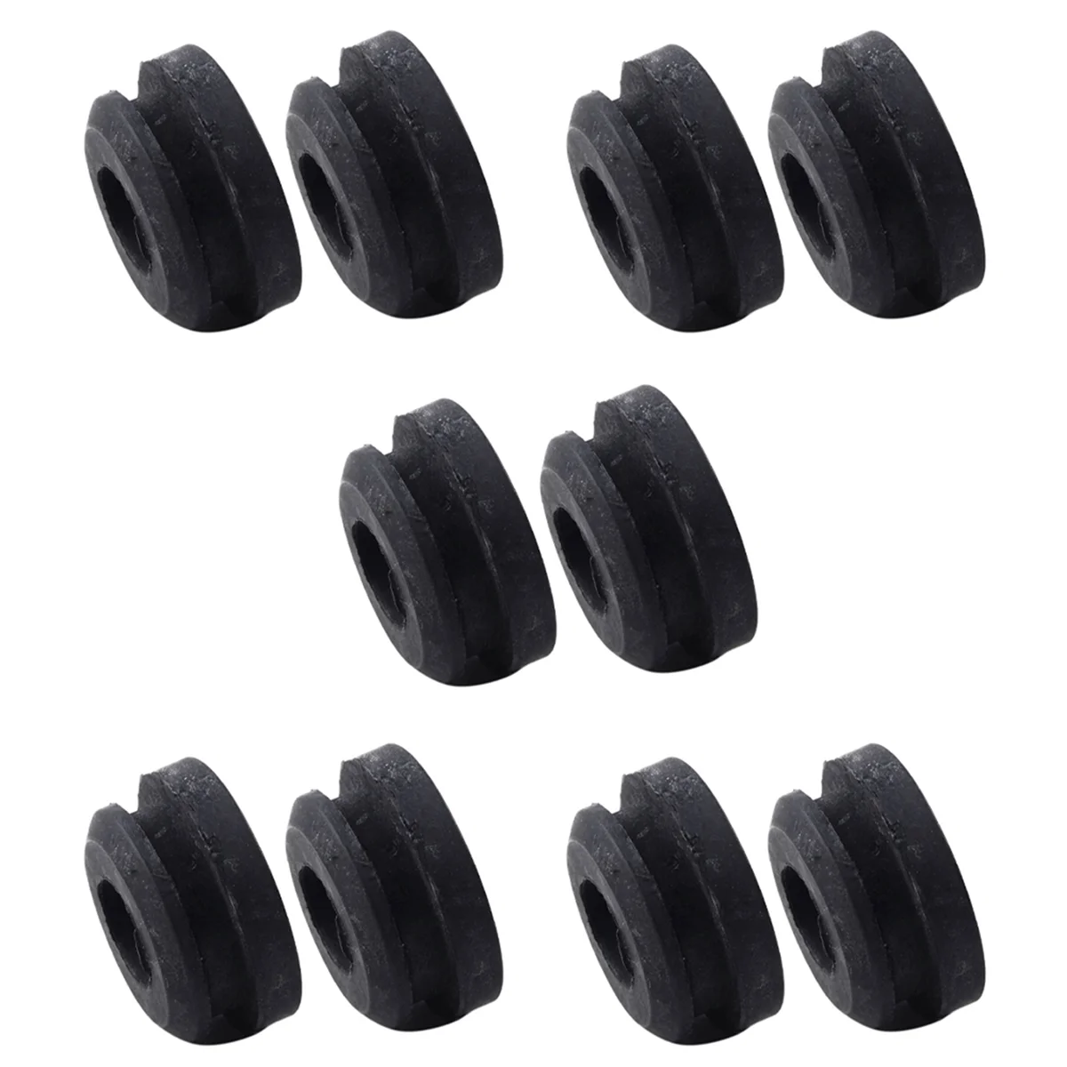 10PCS Radiator Assembly Upper Insulator Mounts Bushing Rubber Black Fit for Honda Accord Civic 74173-SJ4-000