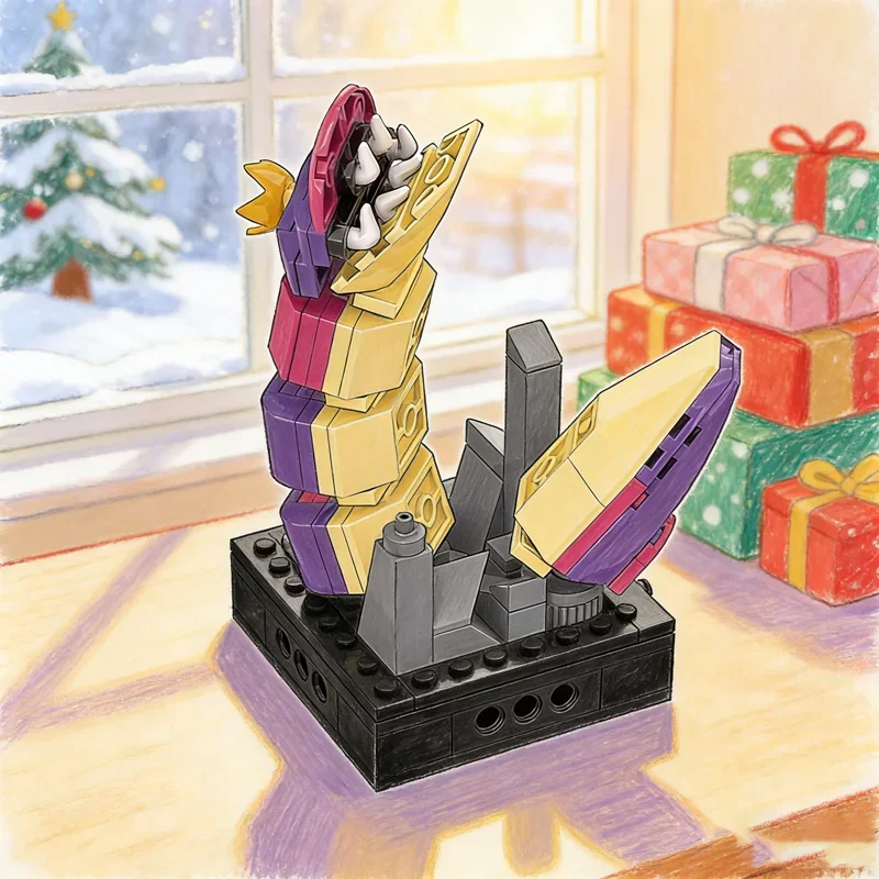 

141pcs MOC Purple Worm King Collectible Minifigures Dungeons Dragons Model Building Blocks Construction Festival Gifts Toys