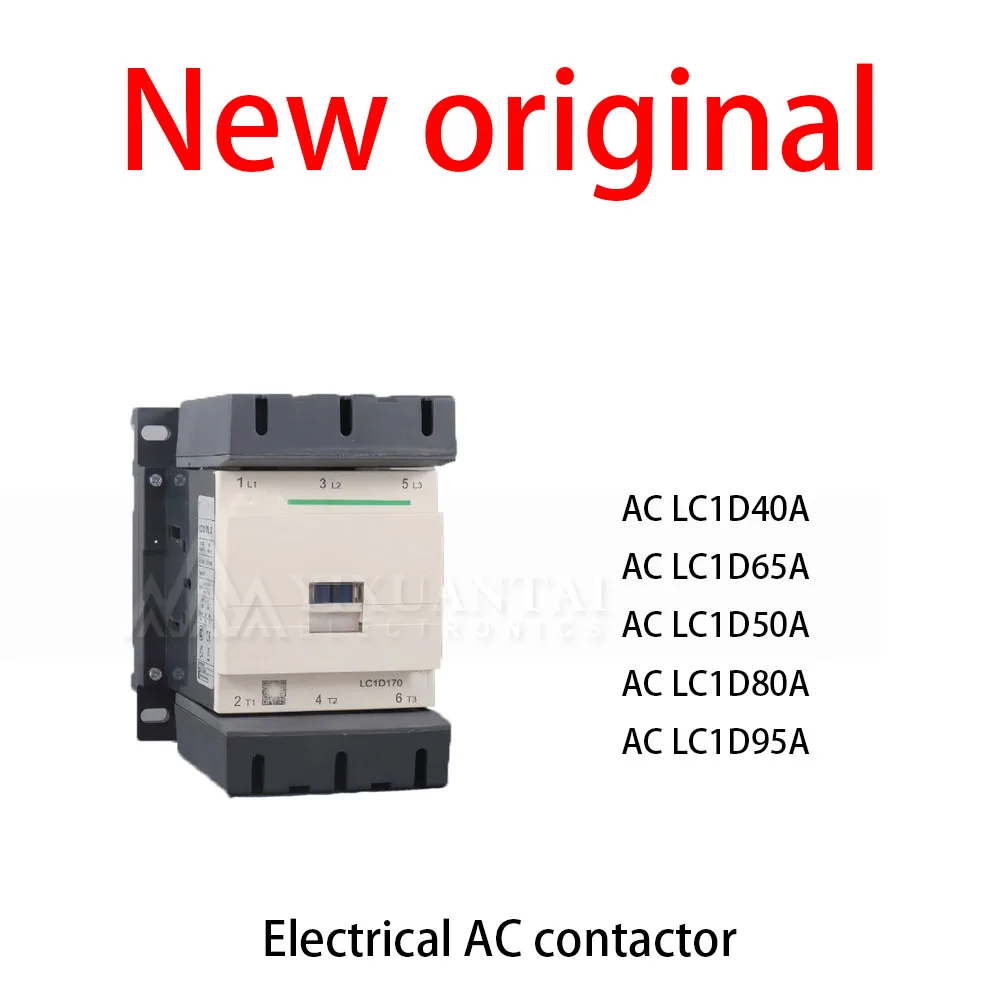 1 Peça/Novo Contator Elétrico AC Original LC1D40A LC1D65A LC1D50A LC1D80A LC1D95A