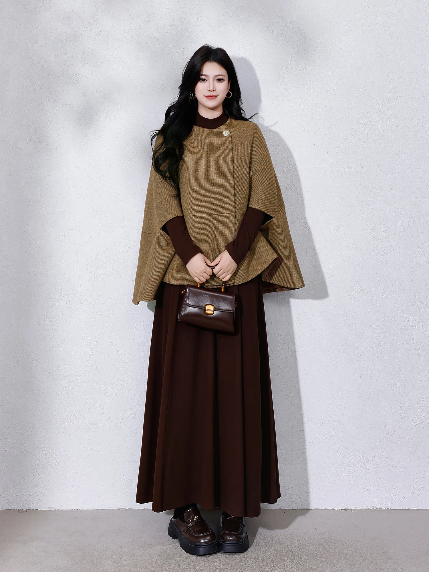 

Теплое шерстяное пальто женское, зимнее, винтажное, с хлопковой подкладкой, большого размера, повседневное, с прямым подолом