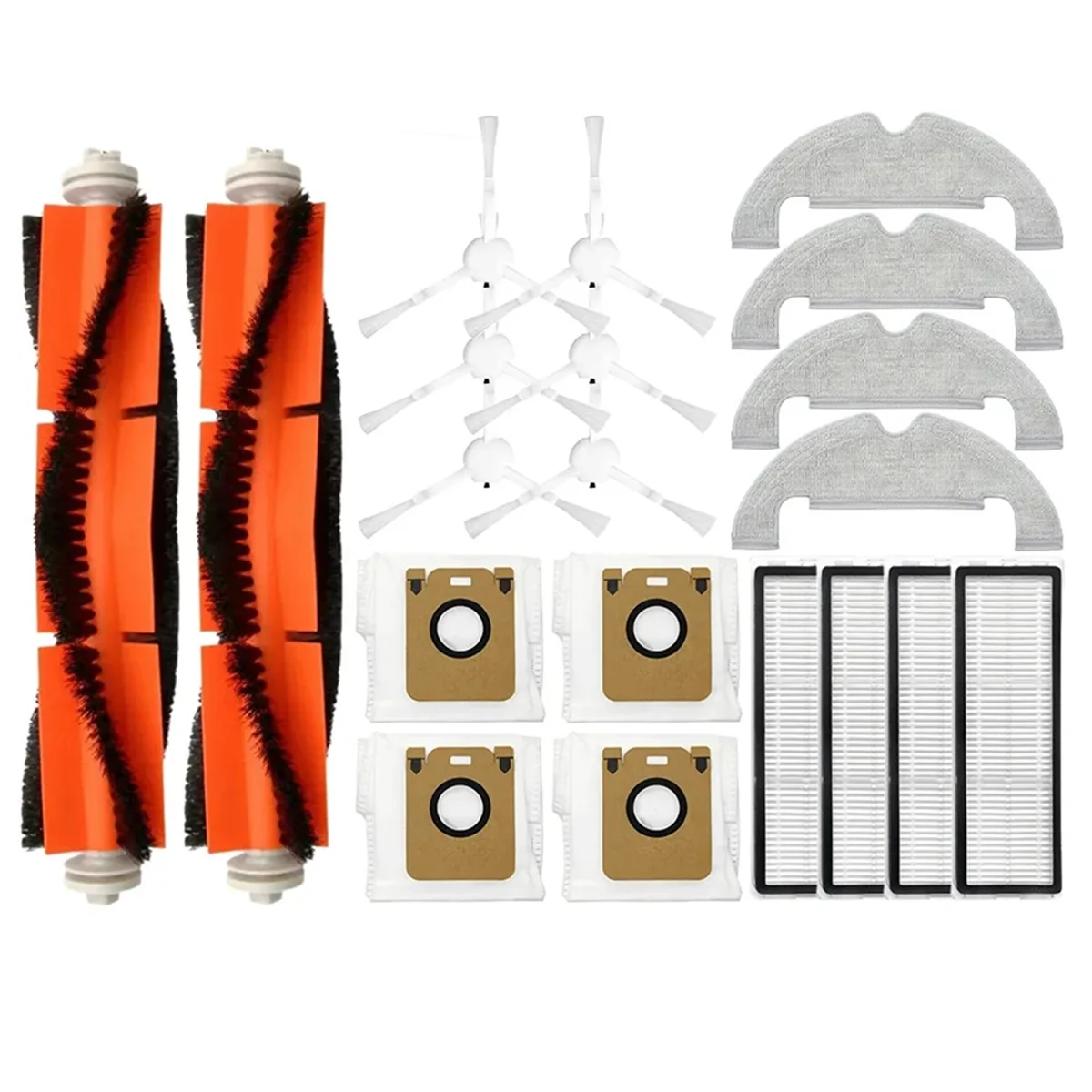 The New Accessories for Bot D10 Plus RLS3D Robot Vacuum Cleaner Hepa Filter Mop Dust Bag Replacement Parts