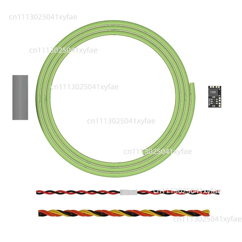 1M Flexible LED Light Strip 2.7mm Width 3.3V BEC Module 5-26V Input