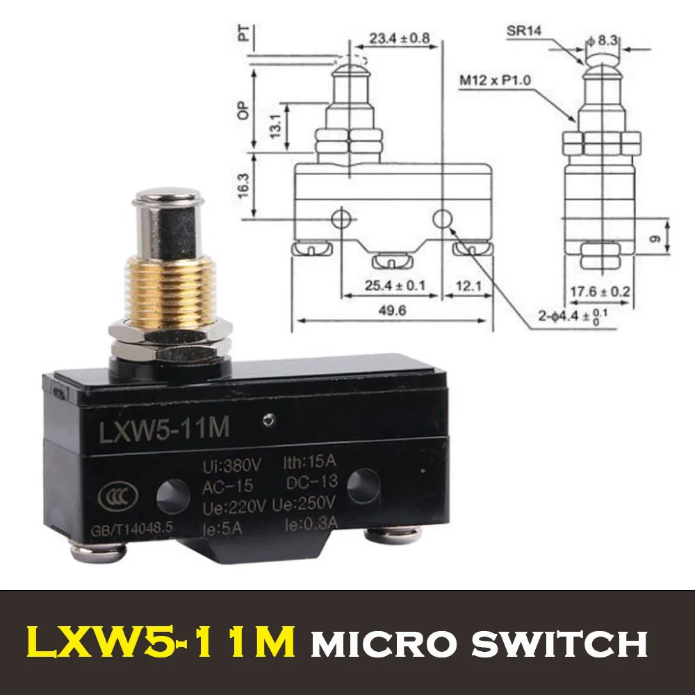 1-шт-lxw5-11m-концевой-выключатель-для-путешествий-микропереключатель-медный-серебряный-контакт-250-В-переменного-тока-5-А-НЕТ-НЗ-медные-детали