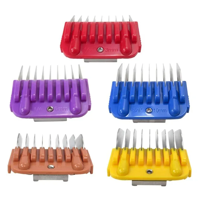 5pcs Animal Stainless Steel Guide Comb Set for 3-16mm Detachable Blade,For Andis, Oster A5, Wahl KM Series Clipper - view 4