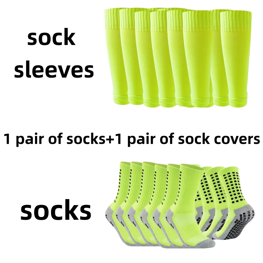 

2 pairs of new durable and anti slip football and basketball socks for outdoor cycling sports, calf socks