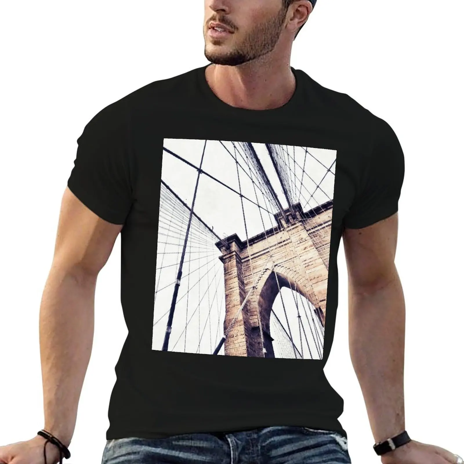 

Brooklyn bridge T-Shirt essential t shirt anime stuff t shirts men