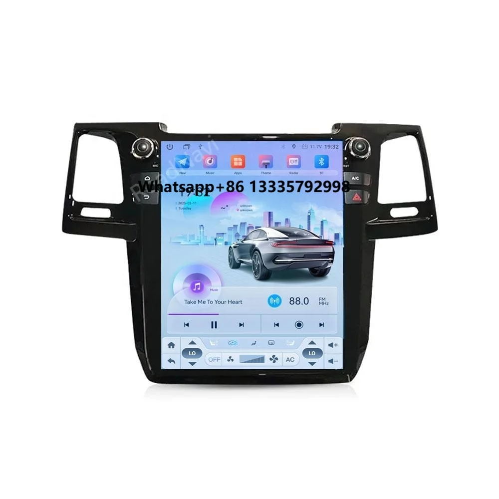 

12.1'' RoadNavi Car Multimedia Player for Toyota‘ Fortuner Hilux Revo 2008-2015 Android Carplay GPS Navi 4G 360