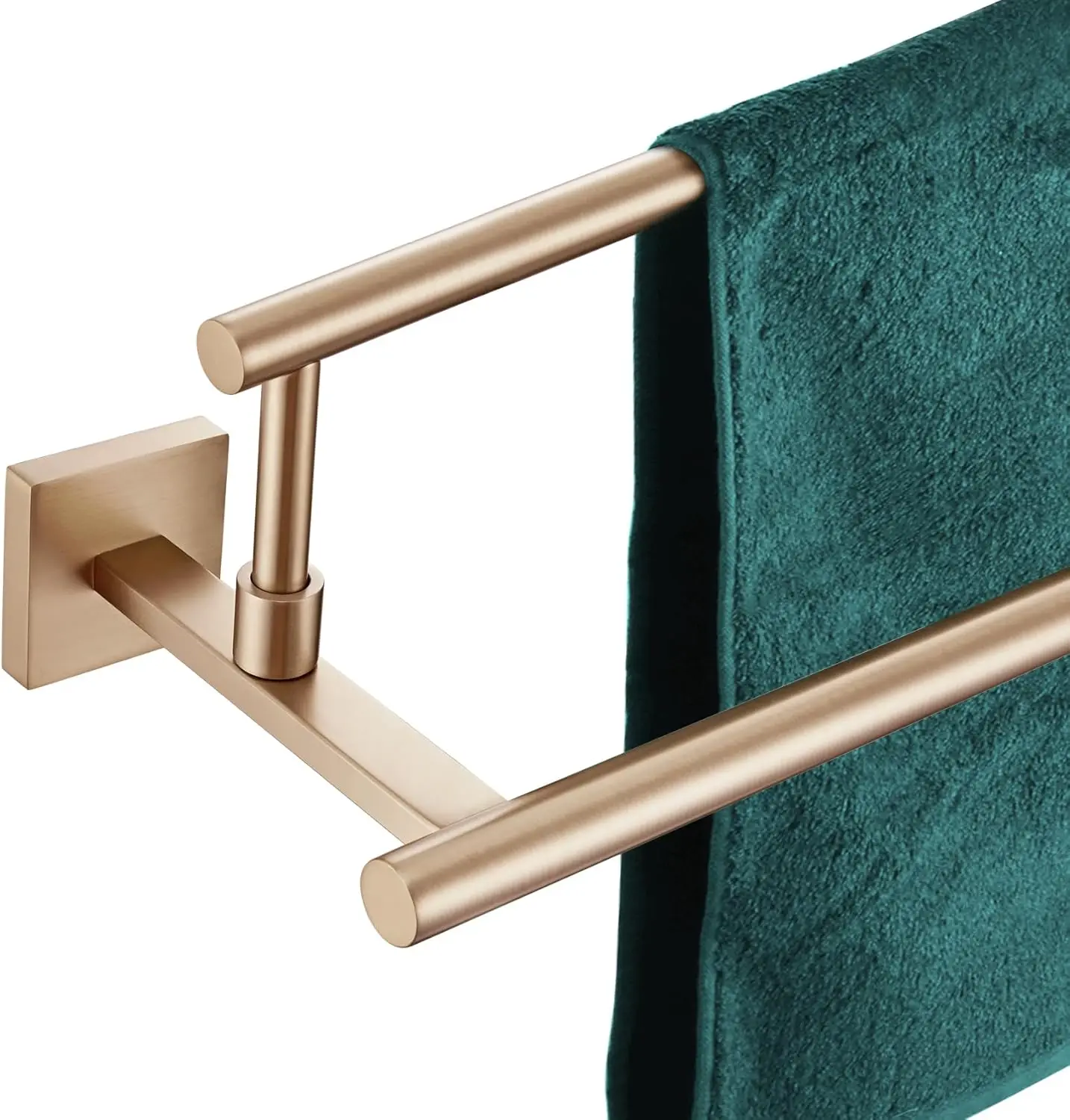 

36 Inch Double Towel Bar Wall Mounted, Stainless Steel Bathroom Towel Holder, Champagne Bronze