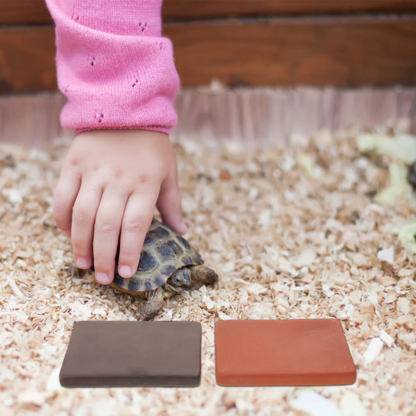 

6 Pcs Fish Tank Decorations Aquarium Rocks Turtle Accessories Natural Stone for Habitat Tortoise Basking