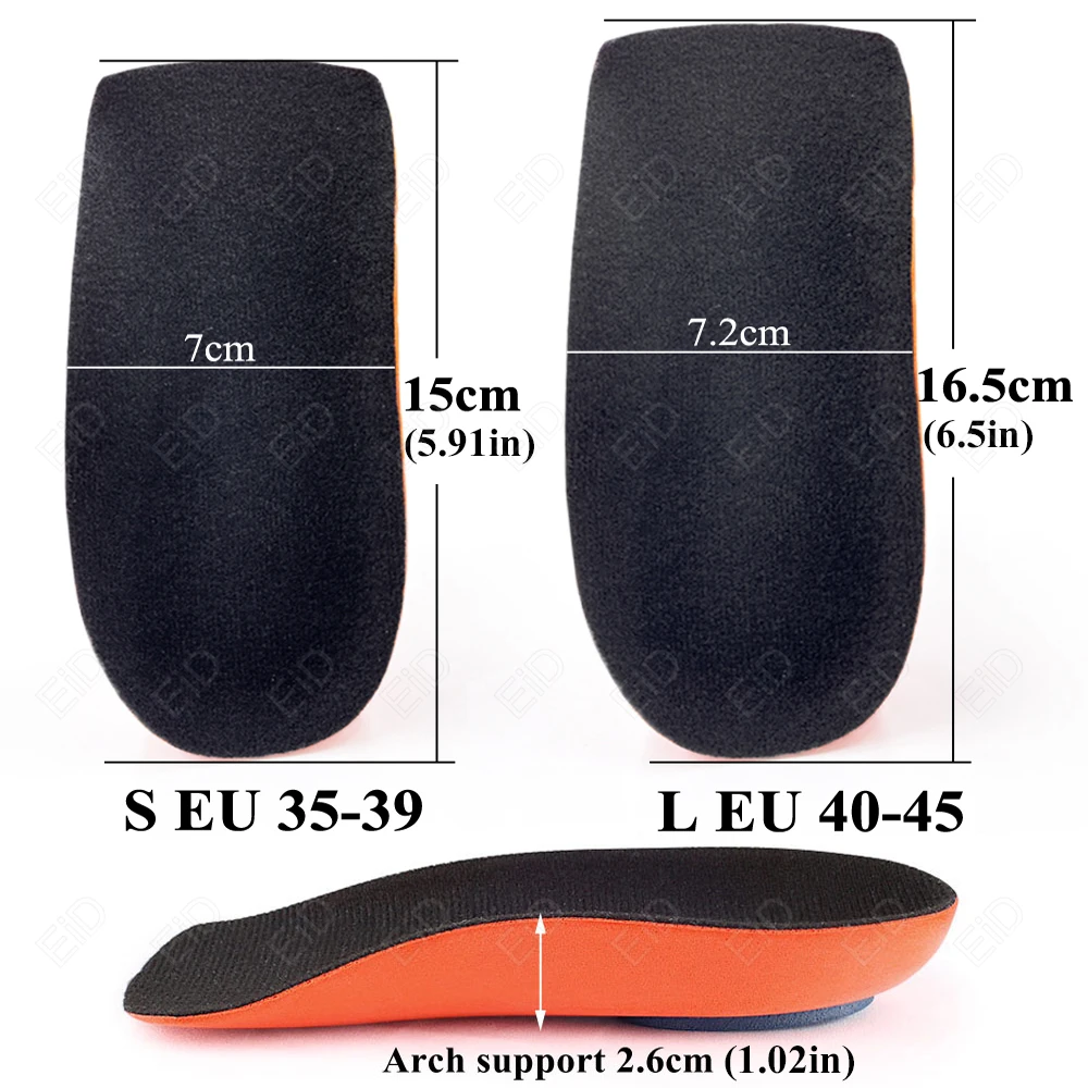 Half Orthopedic Insoles for Men Women Foot Heel Spurs Pain Cushion Foot Massager Care Insole Latex Soft Sole Running Shoes Pads
