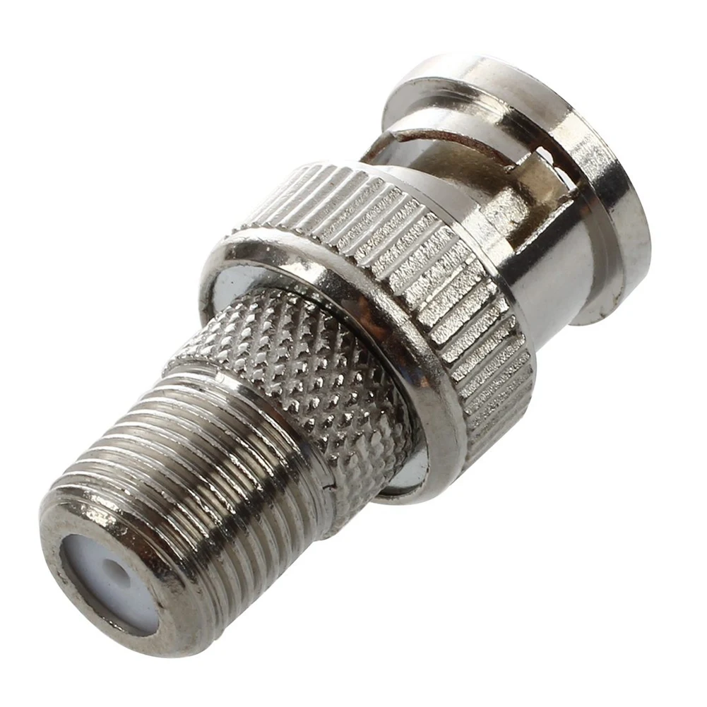 ABGN 10 Buah Konektor Kabel Coax Kamera CCTV BNC Male To F Female & 10 Buah Konektor Kabel Coaxial CCTV RG59 BNC Female