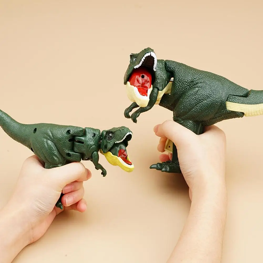 Children Decompression Dinosaur Toy Creative Battery-free Telescopic Spring Swing Dinosaur Fidget Toys Christmas Gifts For Kids