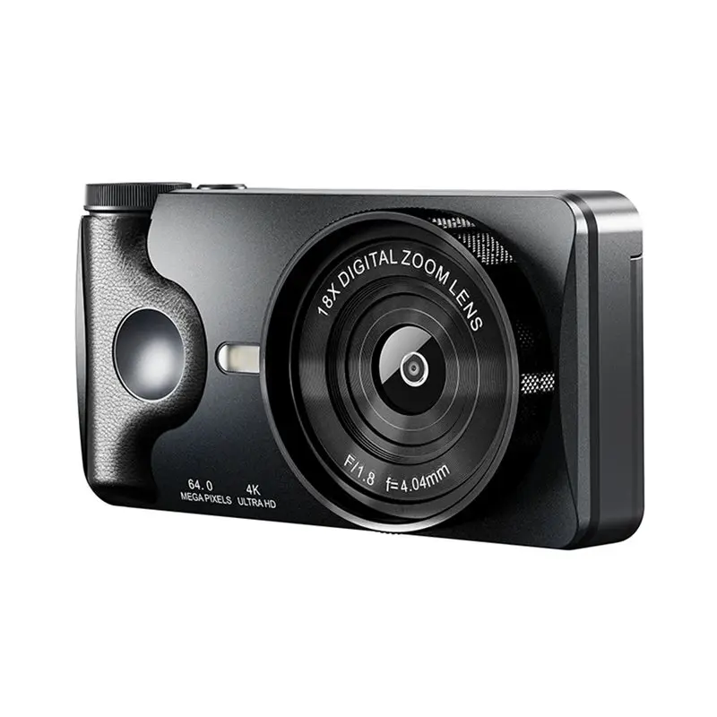 

Цифровая HD-камера A99E-4K с множеством фильтров, экраном 3.0 дюйма, 180° ° Камера с поворотным экраном, записью видео, 64 МП, 18-кратным зумом