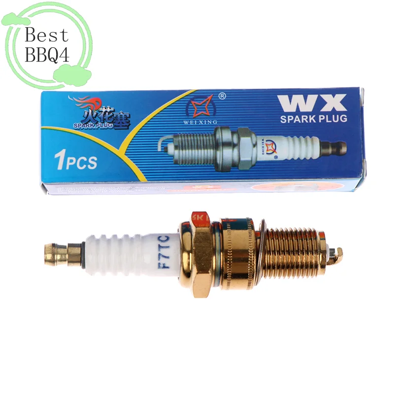 BBQ4 Spark Plug F7TC for Generator Lawnmower Tractor Rototiller Water Pump Go Kart Farm Machinery Parts