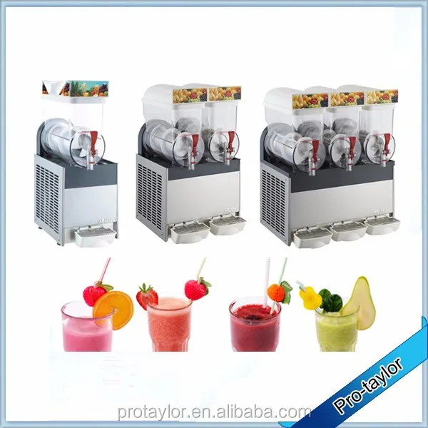 Commercial Ice Cream Ice Slush Machine Freezing Three-tank Mud Machine