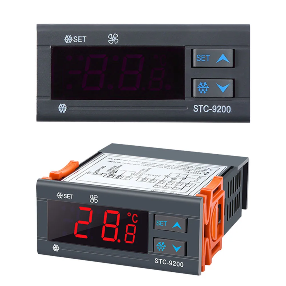 Reliable Temperature Control  STC9200 Refrigeration Defrost Fan Controller  Dual Sensors  Defrost Management for Cold Storages