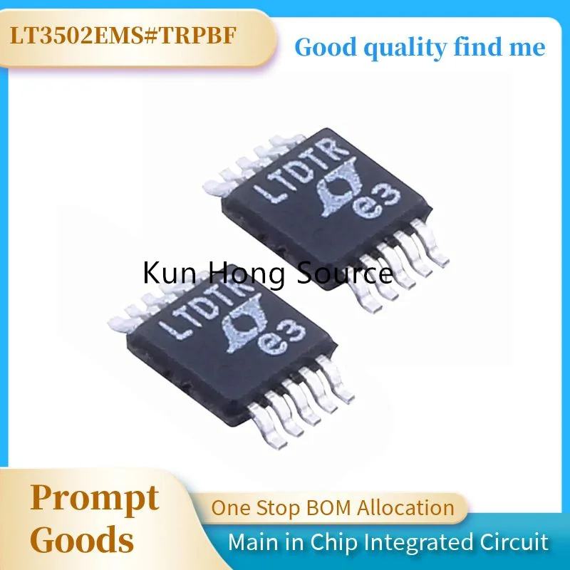 

LT3502EMS#TRPBF 750kHz/2.2MHz,500mA Step-Down Regulator Voltage Regulator IC Chip, Switch Voltage Regulator