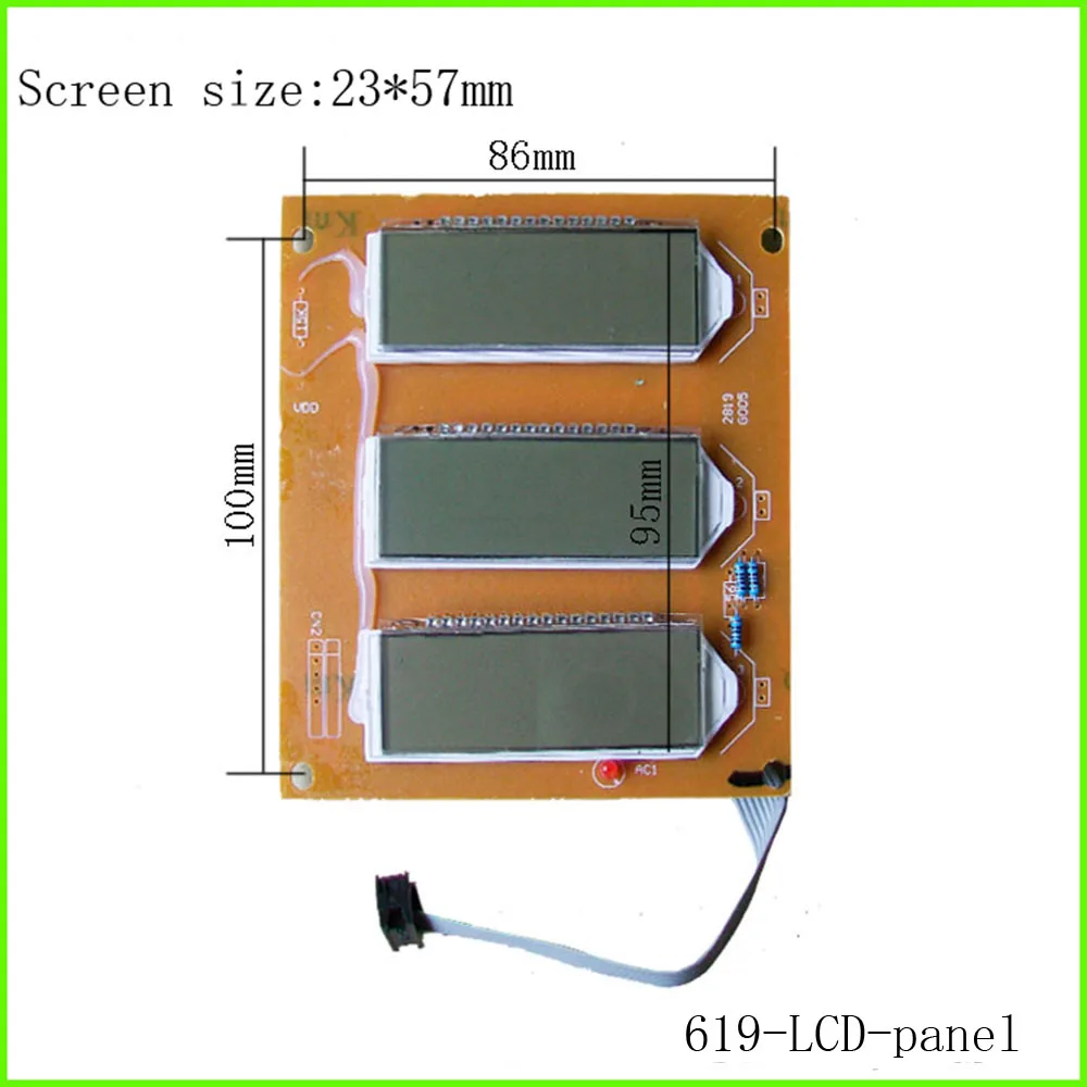 Imagem -04 - Escala Eletrônica Acessórios Tela de Exibição Placa de Circuito Led Lcd Letra Escarlate Black Word Display Made in China
