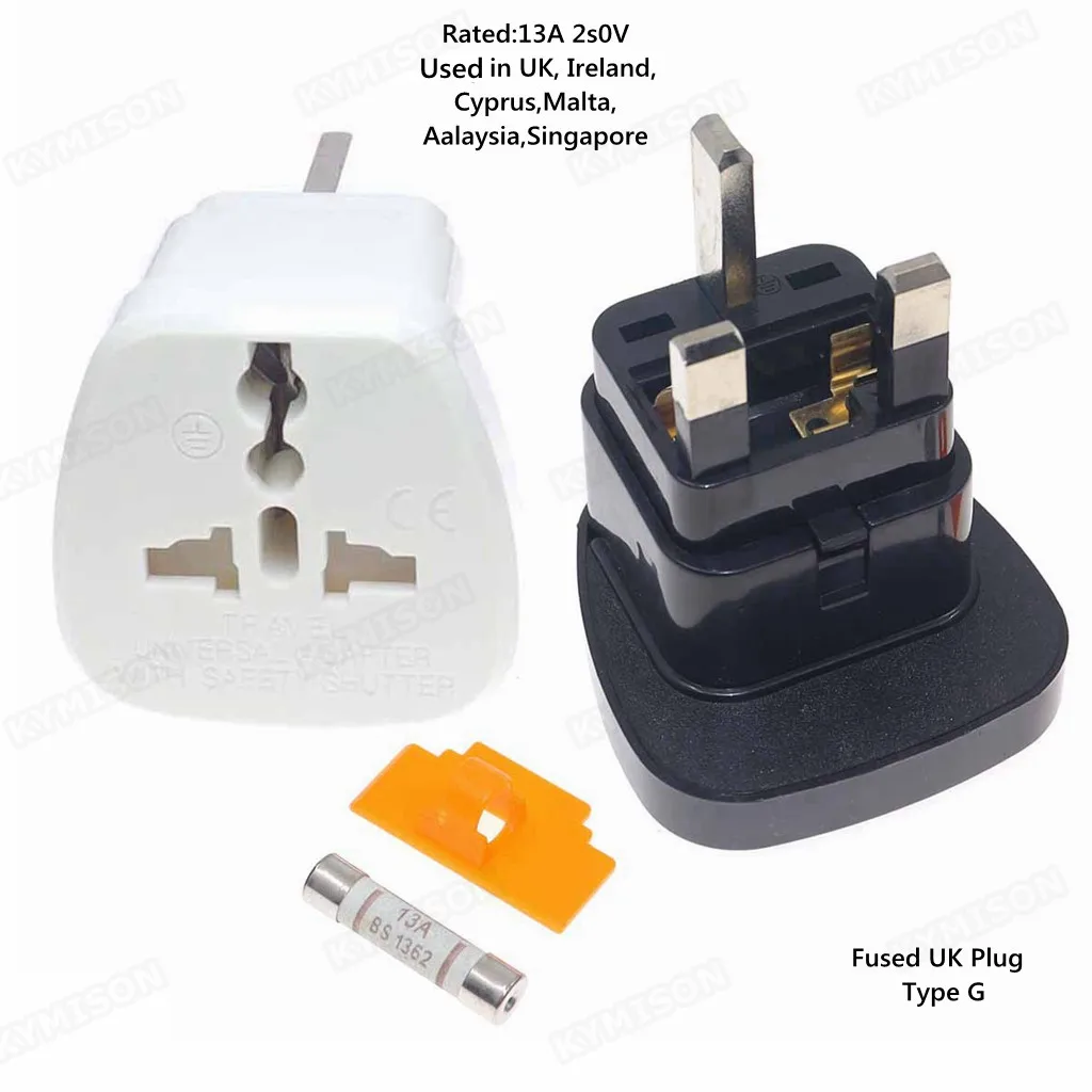 Universal CE America European Kr AU EU to US UK USA Plug Adapter South Africa India Adaptor Italy Switzerland Travel Converter