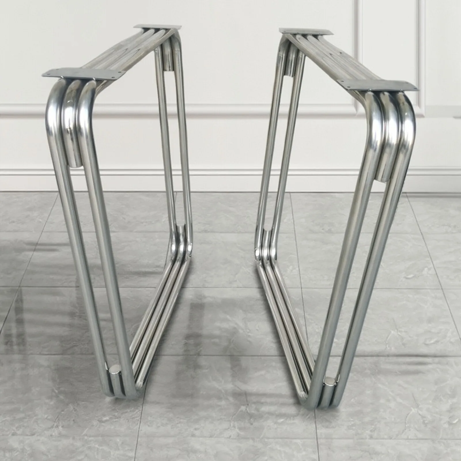 Stainless steel desk legs, dining table legs, office desk legs, support legs, computer desk legs