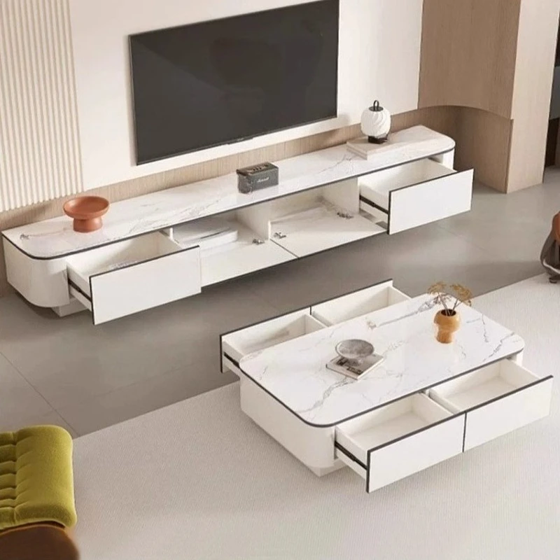 160 180 200 220 240 260 280 300 سم حامل تلفاز روك حديث خزانة تلفزيون طاولات القهوة طاولة جانبية أثاث غرفة المعيشة #3