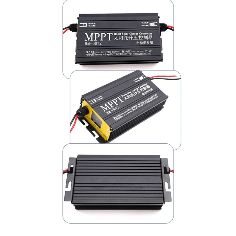 MPPT Solar Boost Charge Controller 400W Booster Voltage Regulator For 24V 36V 48V 60V 72V Lead Acid/Lithium Battery