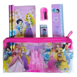 Disney Princess pencil case set forniture scolastiche per bambini set di cancelleria cartoon boys girls pencil case set di matite