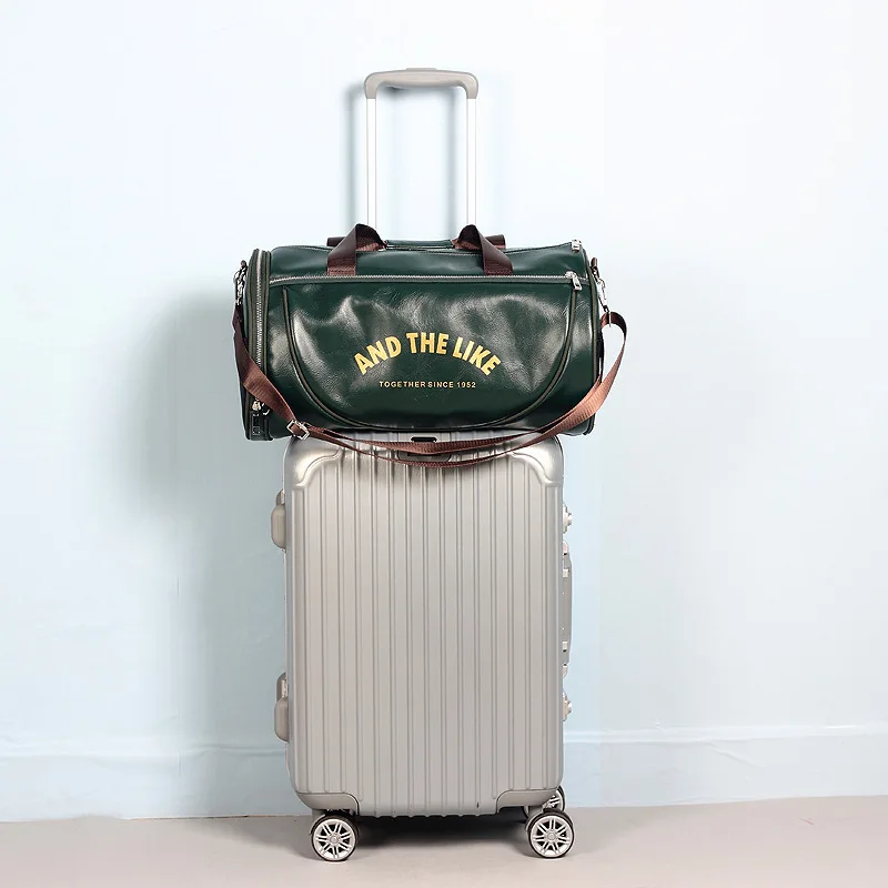 Shoulder Bag For Men Gym Training Swim Bags Waterproof Travel Bags Portable Diagonal Cylinder Basketball Sports Bags Handbag