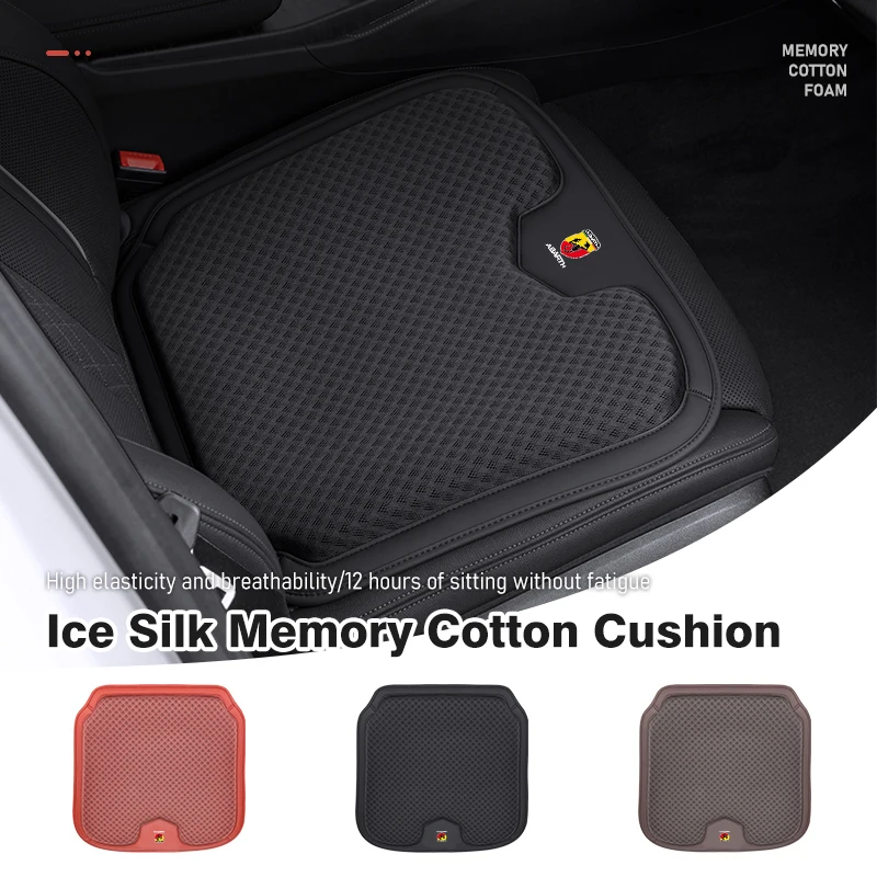 

Car Seat Cushion Thicken Breathable Ice Silk Protector Pad For Abarth Freemont Strada 500x Grande Punto Ducato Stilo Palio