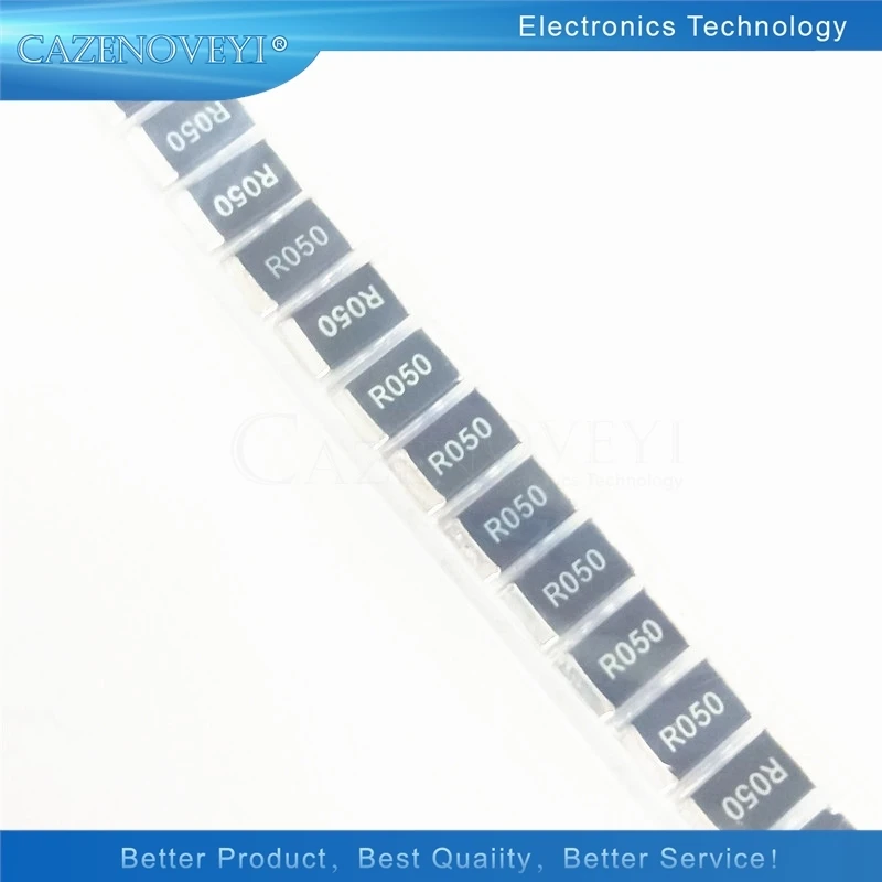 

50 шт./лот 2512 SMD резистор 1 Вт 1% 0,1 R Ом R100