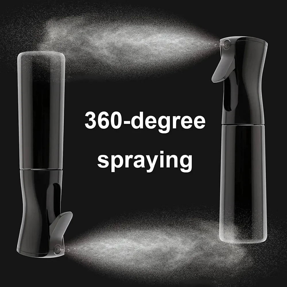 Spray Bottle Mist for Hair High Pressure Continuous Spray Bottle Taming Hair in Morning Cleaning Plants Pets Misting & Skin Care