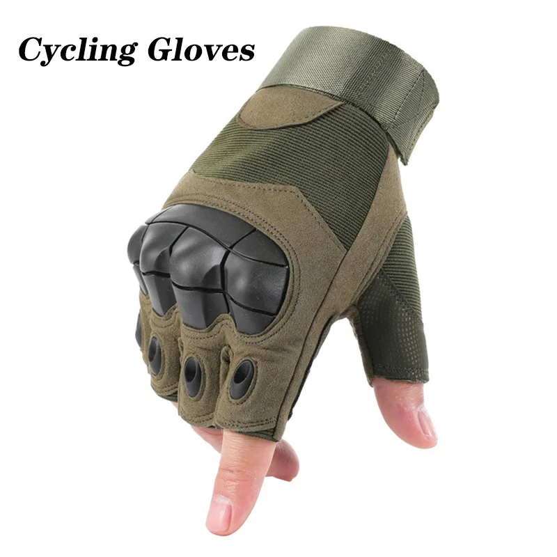 

Outdoor Gloves Tactical Half Finger Men Gloves Women Sports Shooting riding Motorcycle Bike Glove movement Accessories bicicleta