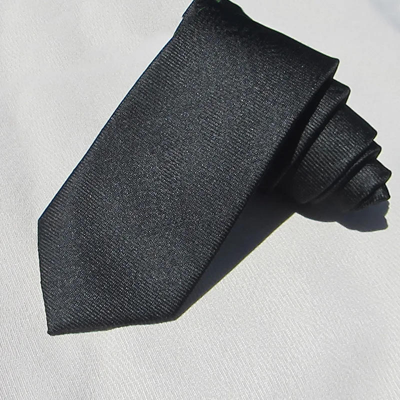 ربطات عنق رجال الأعمال باللون الأسود 100% ربطة عنق حريرية حقيقية عالية الجودة موضة ربطات العنق الرسمية لحفلات الزفاف طويلة كاجوال Cravate #6