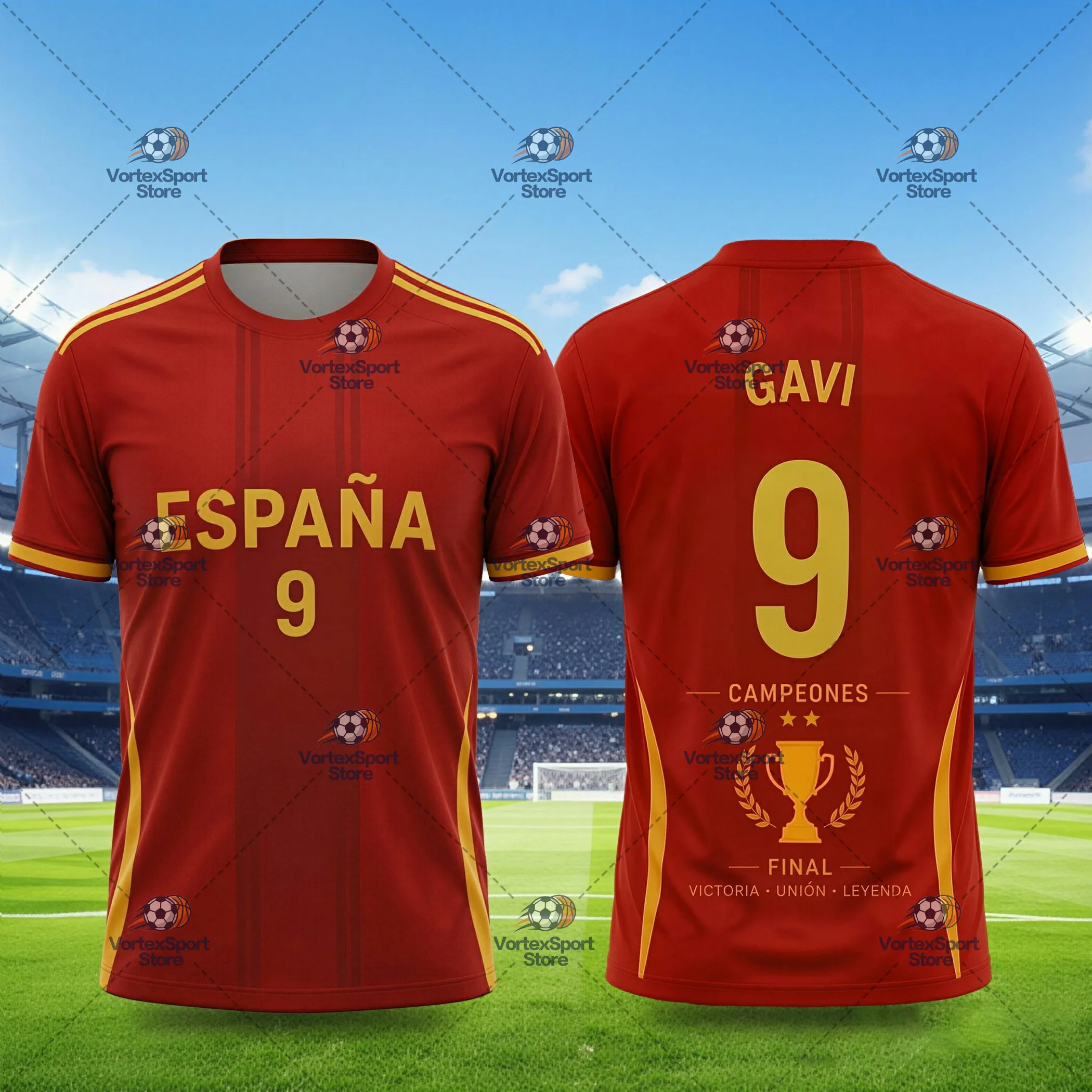 Yamal 2026 Nr. 19 Fußball Schnelltrocknendes T-Shirt Eltern-Kind Kurzarm Rundhals Spanien Fußballmeisterschaft Feier-Trikot – Detail 11