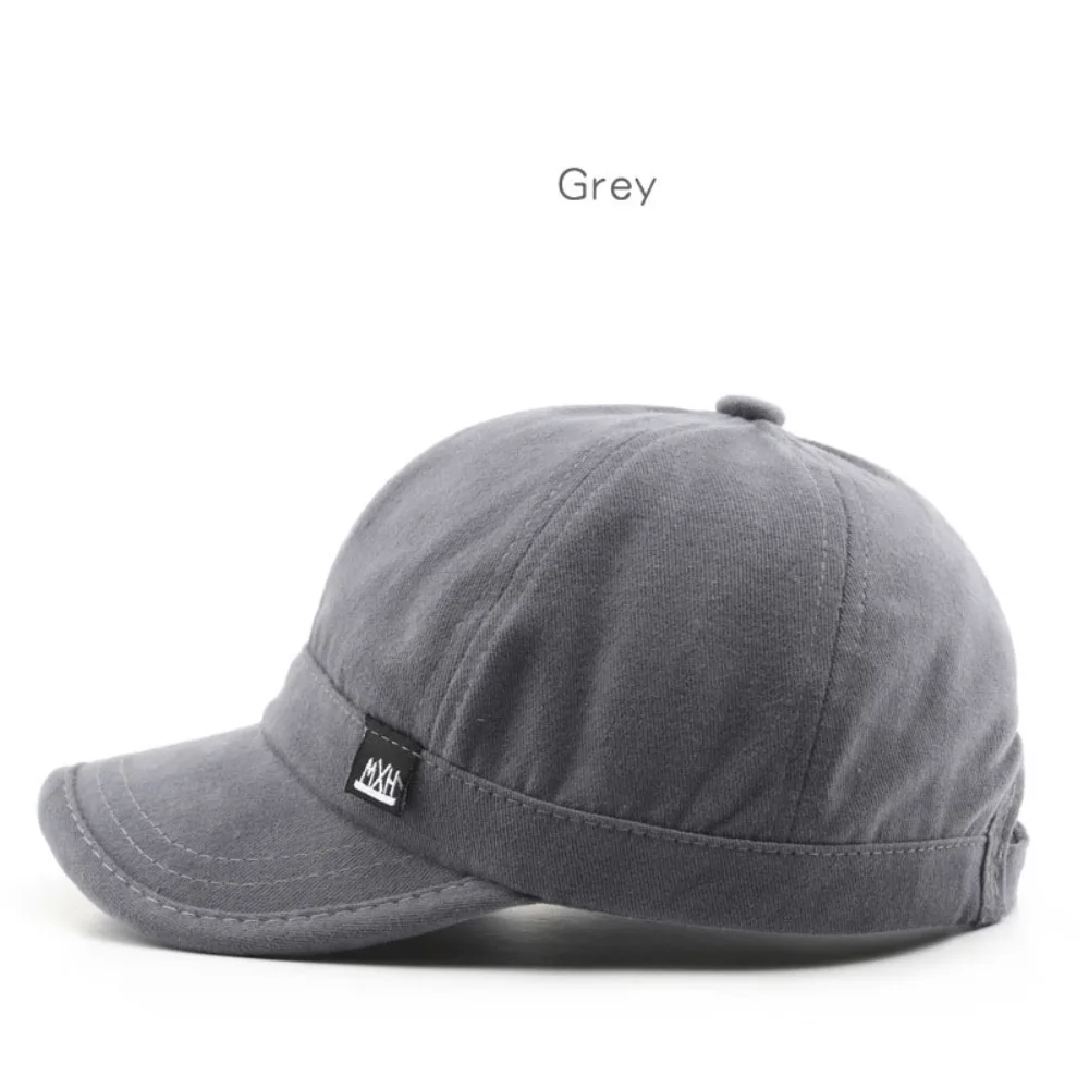 Short Brim Couple Baseball Hat Hot Sale Adjustable Breathable Hip Hop Gorras Retro Anti-Sun Trucker Cap Unisex image 3