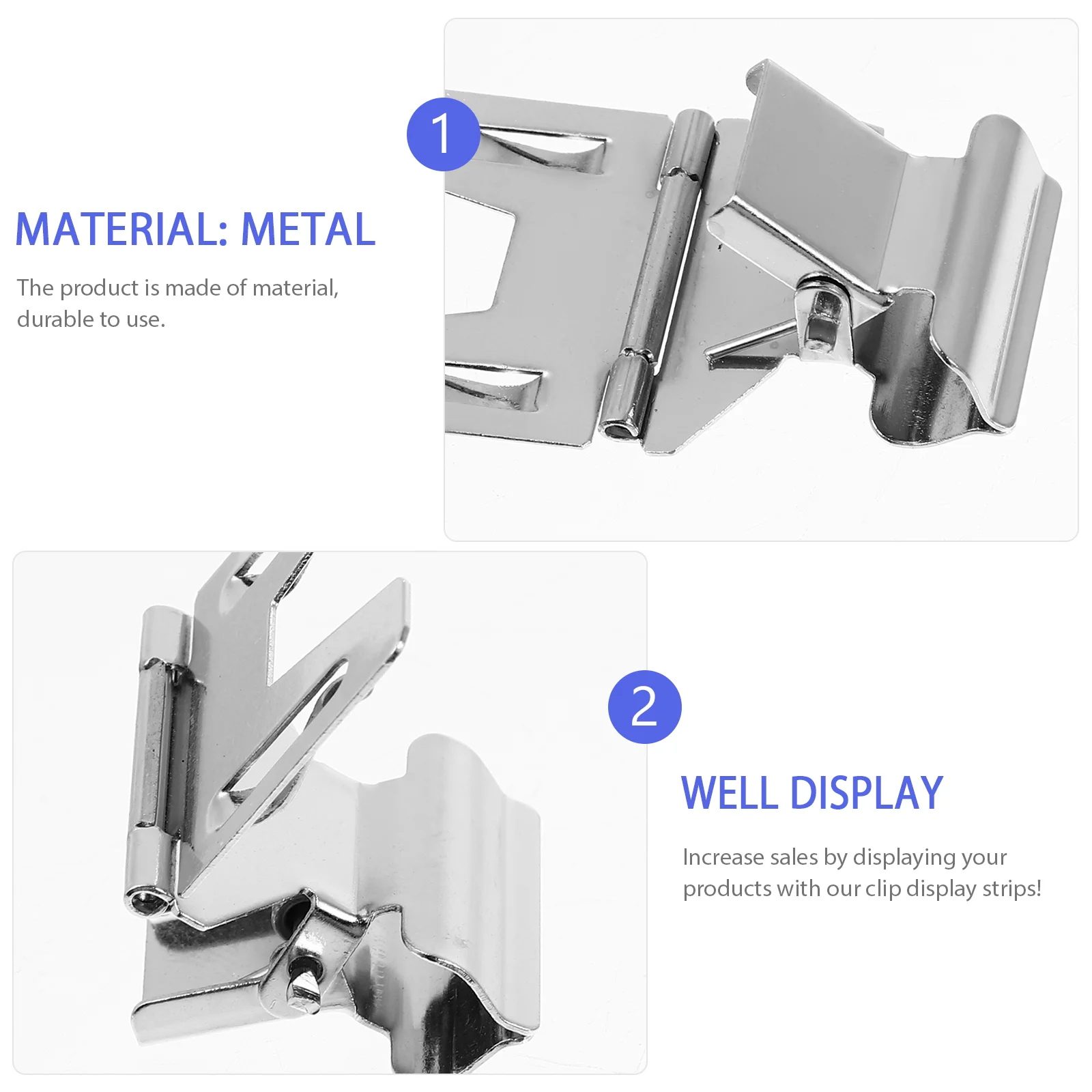 4pcs Cake Shop Metal Price Label Tag Paper Sign Display Clips Holders Price Tag Holder Label Holder Price Tag Clamp