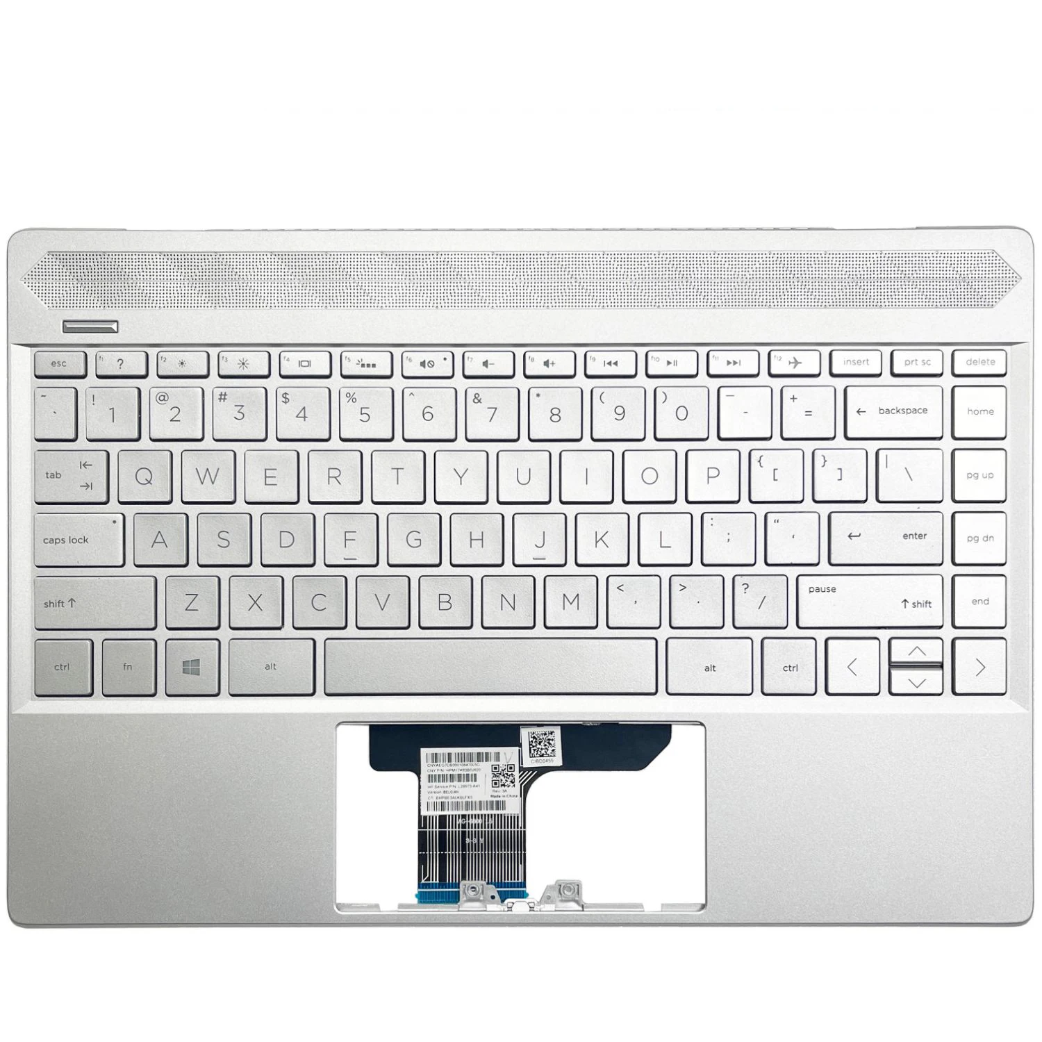 For HP 13 13-AN TPN-Q214 G7D laptop upper cover keyboard palm rest case L37531-001