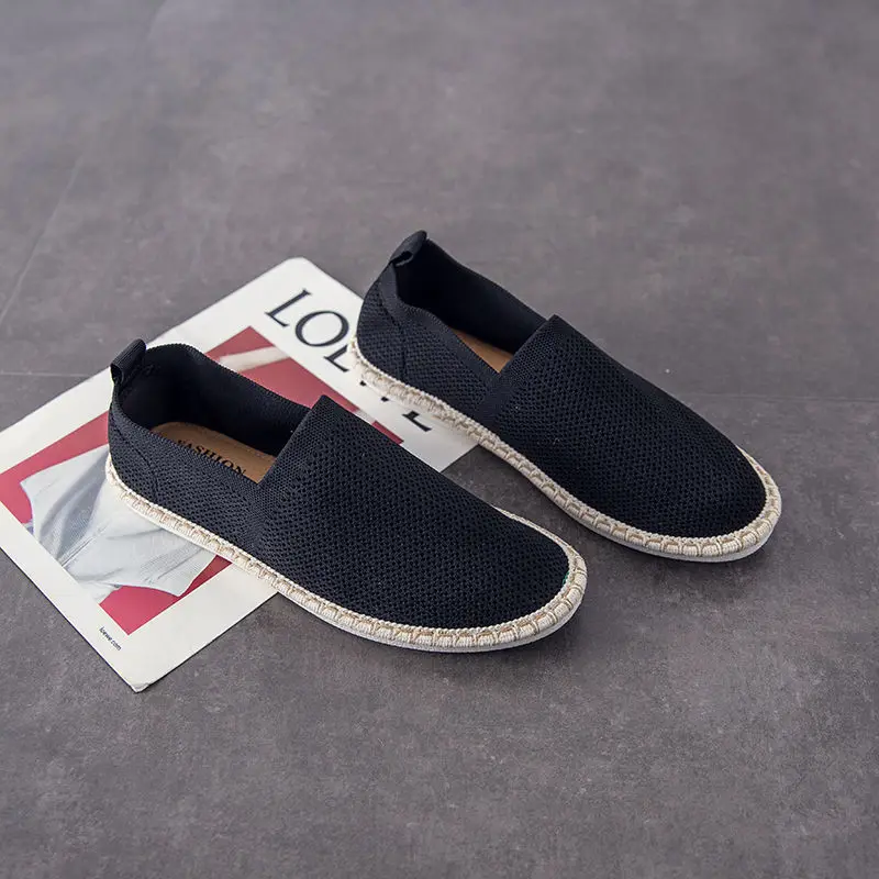 أحذية الكونغفو الصيفية الكلاسيكية باللون الأسود الصينية التقليدية أحذية شبكية للتهوية أحذية بكين القديمة أحذية رياضية فنون الدفاع عن النفس #6