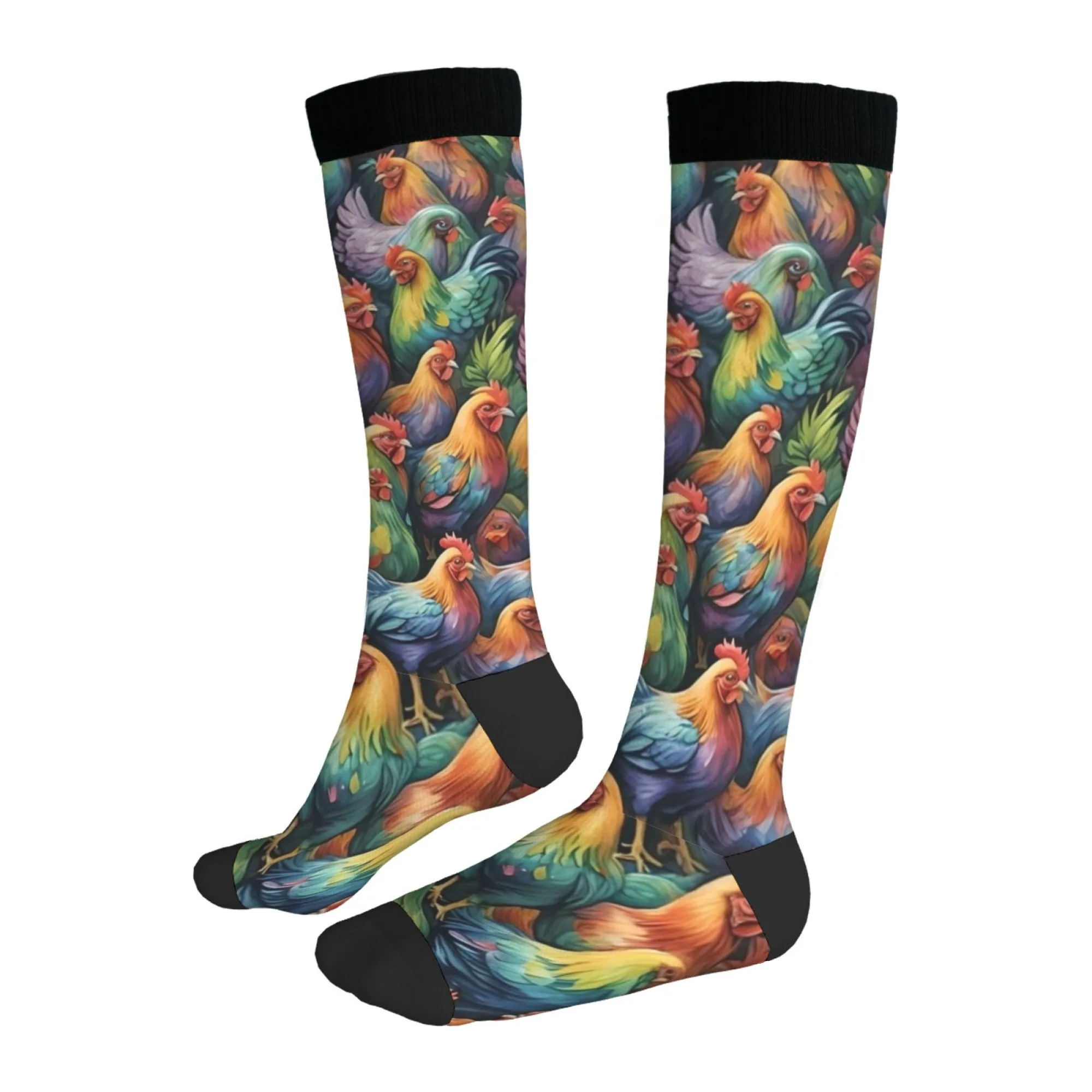 판타지 스타일 치킨 양말 복고풍 스타일 캐주얼 패션 스타킹 편안한 따뜻한 통기성 미끄럼 방지 양말 남여 선물