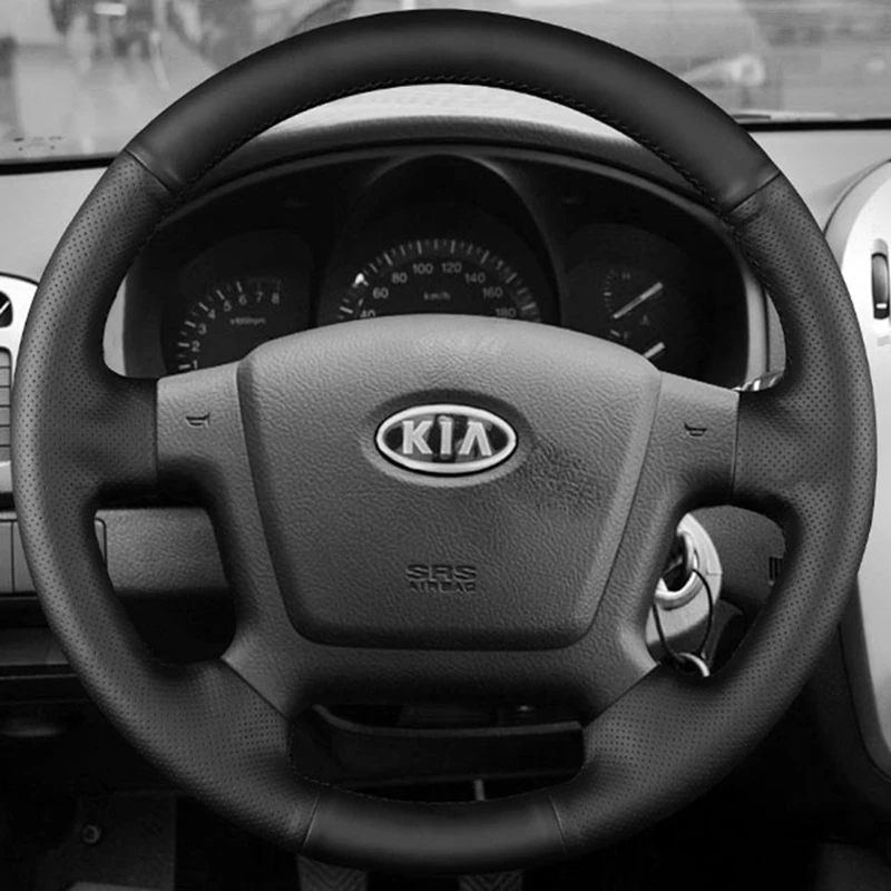 Car Steering Wheel Cover For Kia Cerato 2005-2012 Old Kia Ceed Customized DIY Car Accessories Original Steering Wheel Braid