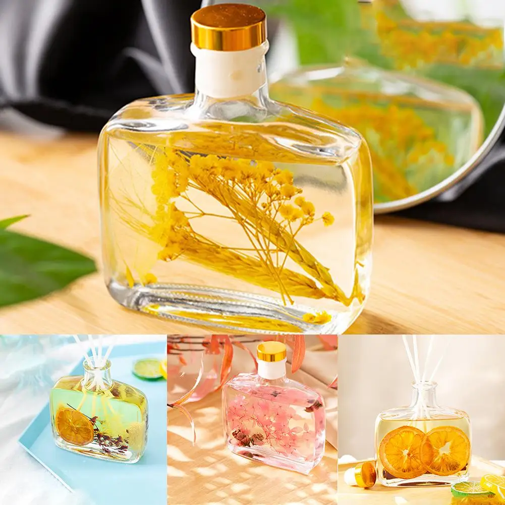 Aromaterapia delicata in rattan da 100 ml. Decorazione galleggiante per interni di lunga durata. Deodorante per incenso profumato per bastoncini da toilette W0O0