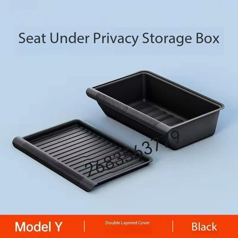 

Suitable for Huanxin Y Tesla Model Y under seat storage box and storage box modification model Y accessory car