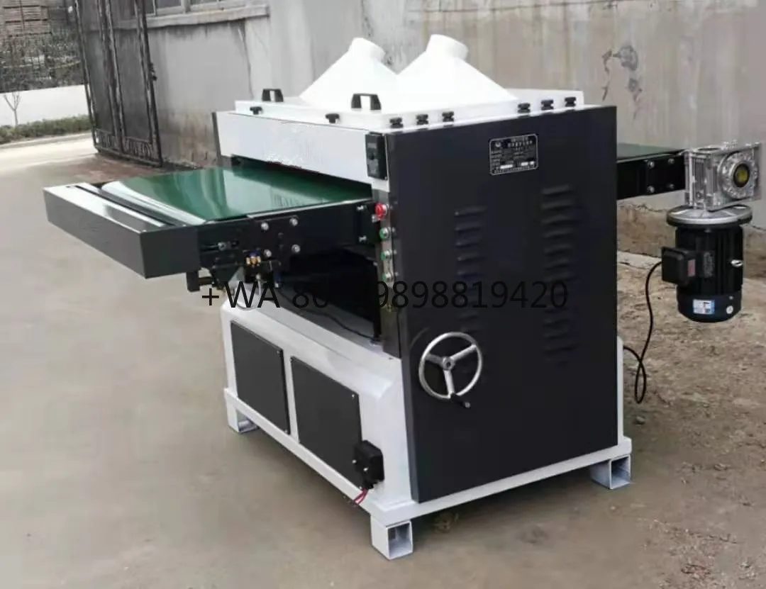 1000mm 1300mm 1600mm Heavy Duty Woodworking Hard Wood Spiral Helical Cutter Pressing Thickness Planer Planing Thicknesser
