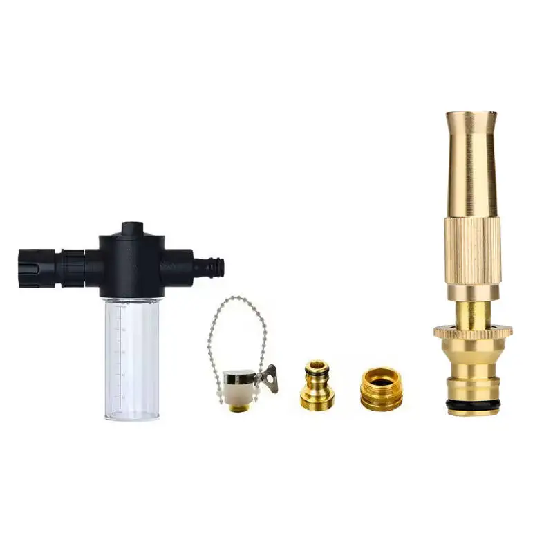 Gartenbewässerungswerkzeuge: Messing-Gartenwasserpistole, Hochdruck-Autowasch-Sprühpistole, Schlauchdüse für den Haushalt