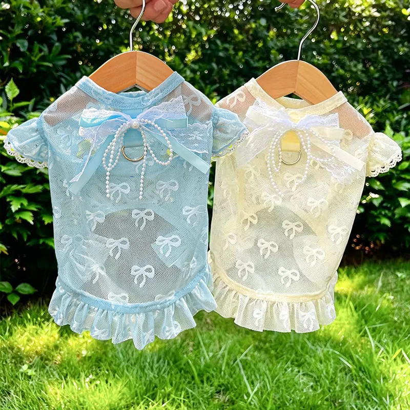 Ropa de verano para perros y gatos con mangas voladoras y comoda - imagen 3