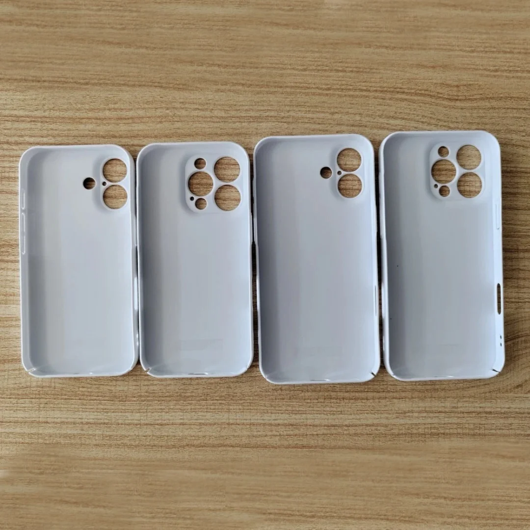 TuoLi 10pcs for iphone 16 Plus 16Pro Max 16E 3D Full Wrapped Cover Single Shell TL-X9 Sublimation DIY Printing Blank Phone Cases