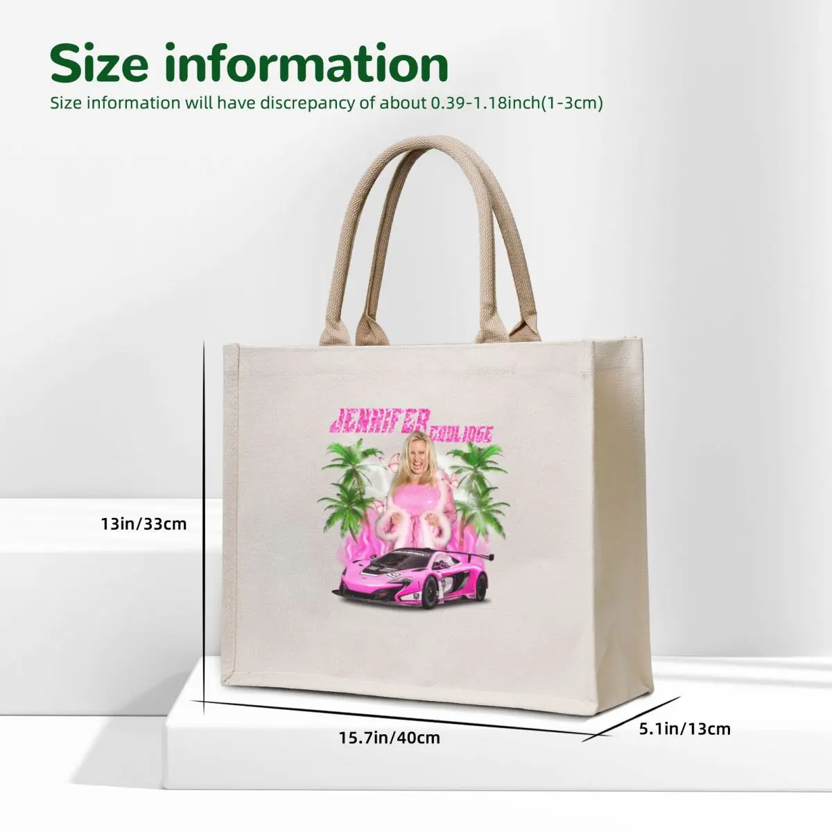 JENNIFER COOLIDGE Tote Bag cute pouch bag canvas shopping bag eco pack