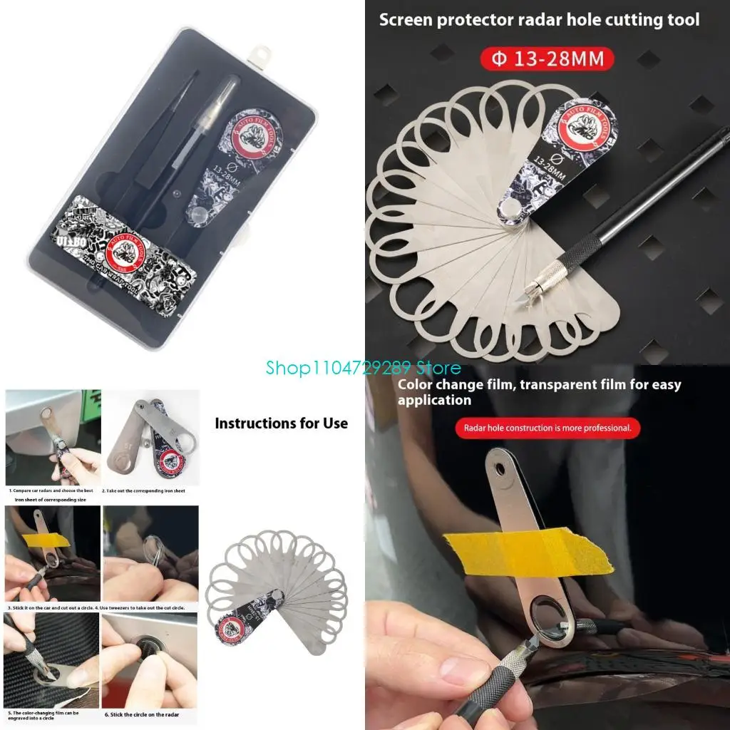 

D8KE Обертывать инструмент 13 мм-28 мм резка вырезания отверстия Датчик парковки